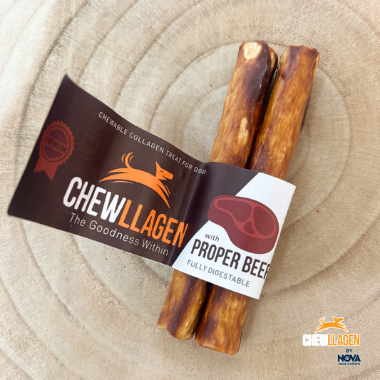 Chewllagen Beef Medium Roll 2pk